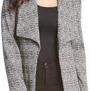 NWT. Karen Kane Women's Drape Collar Jacket. Black/White. Size Small 1*